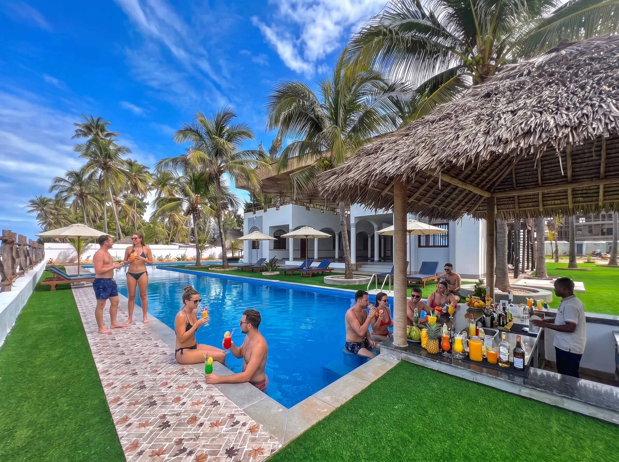 Outdoor swimming pool